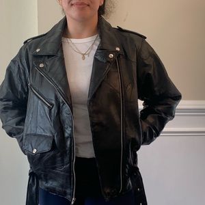 Leather Moto jacket
